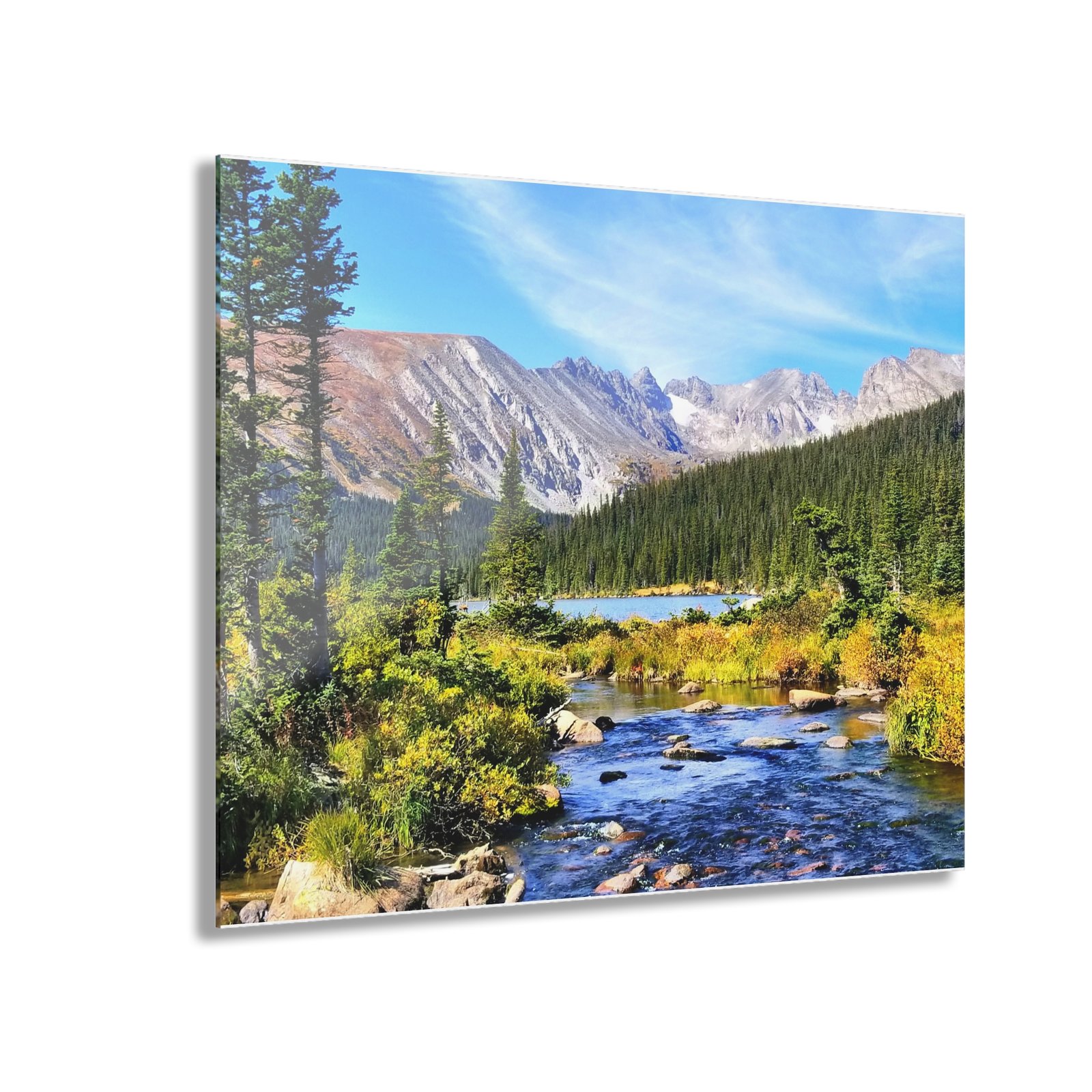 Mountain River Acrylic Print — Scenic Landscape Wall Art (French Cleat Hanging) - Image 5