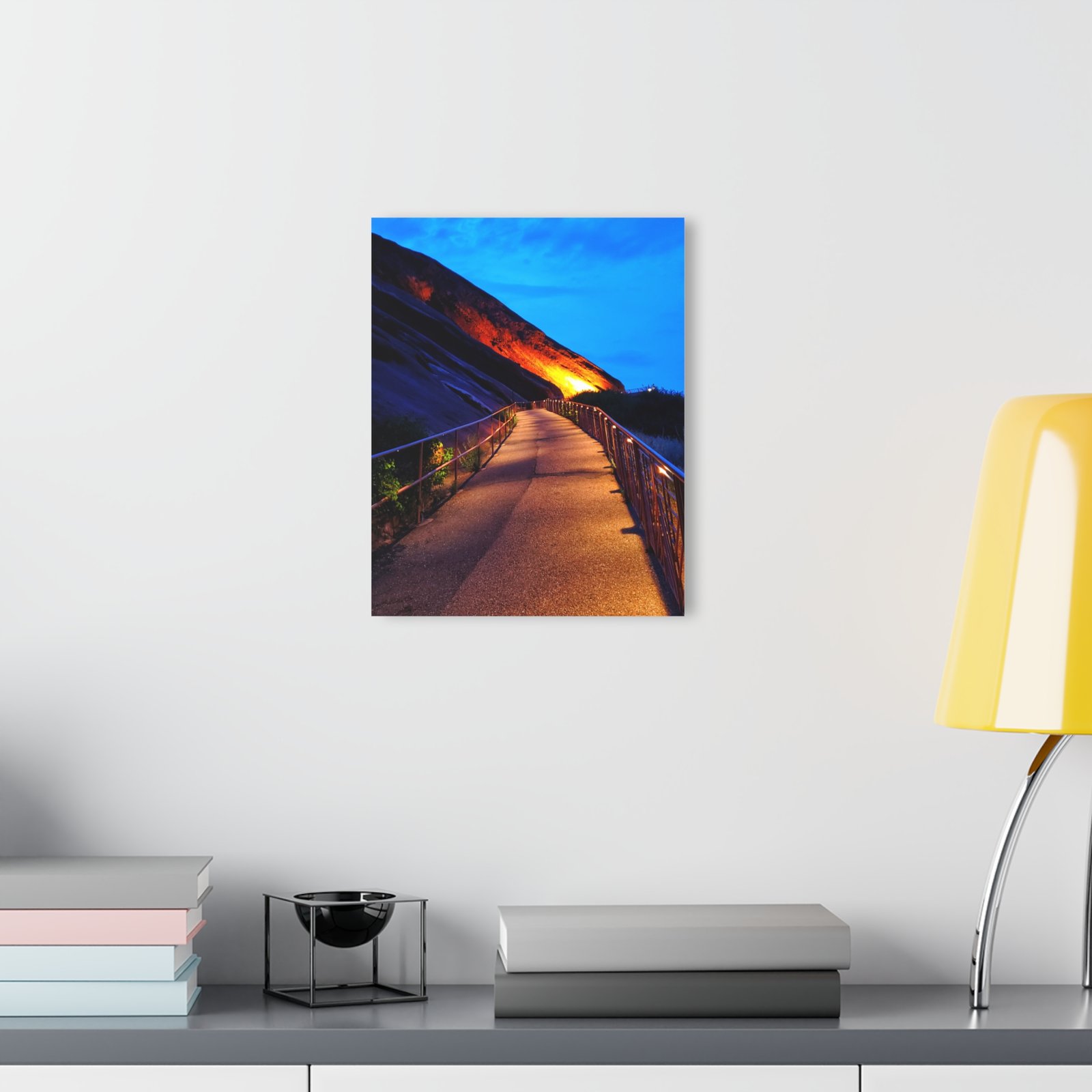 Scenic Coastal Path Acrylic Print — French Cleat Wall Art - Image 4