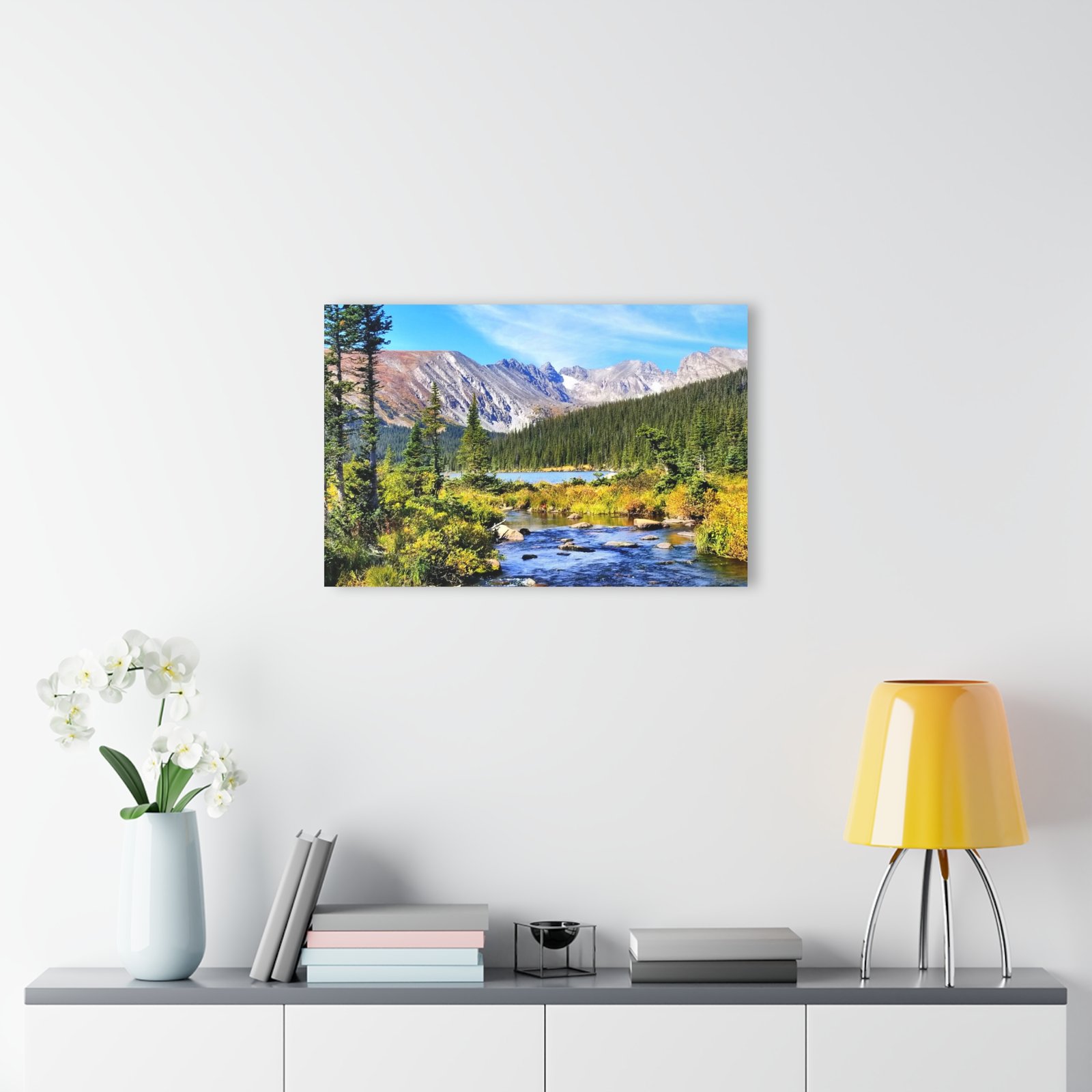 Mountain River Acrylic Print — Scenic Landscape Wall Art (French Cleat Hanging) - Image 12