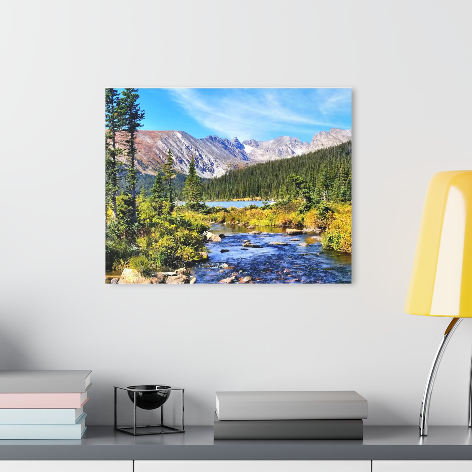 Mountain River Acrylic Print — Scenic Landscape Wall Art (French Cleat Hanging) - Image 8