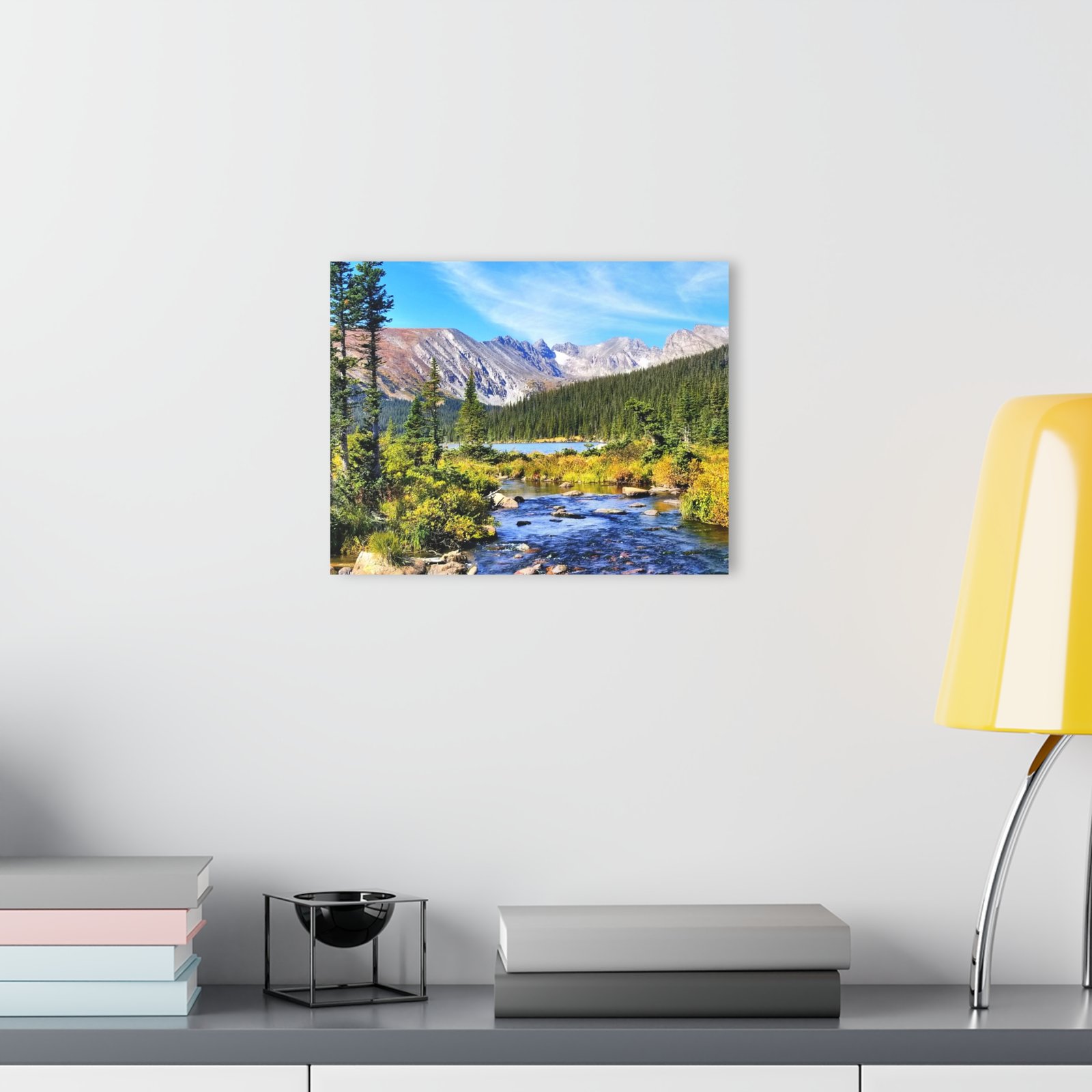 Mountain River Acrylic Print — Scenic Landscape Wall Art (French Cleat Hanging) - Image 4