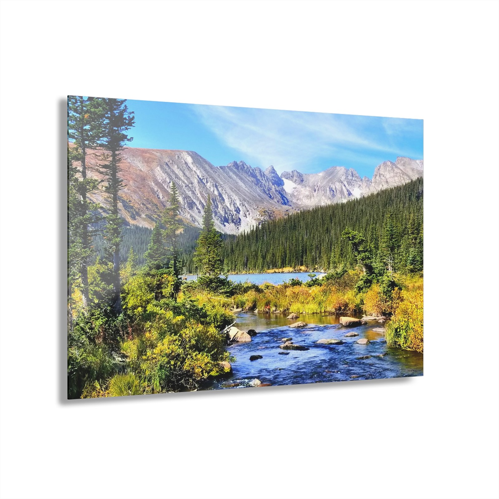 Mountain River Acrylic Print — Scenic Landscape Wall Art (French Cleat Hanging) - Image 9
