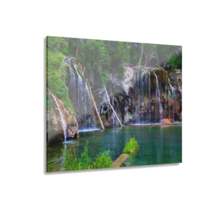 Waterfall Landscape Acrylic Print — French Cleat Wall Art