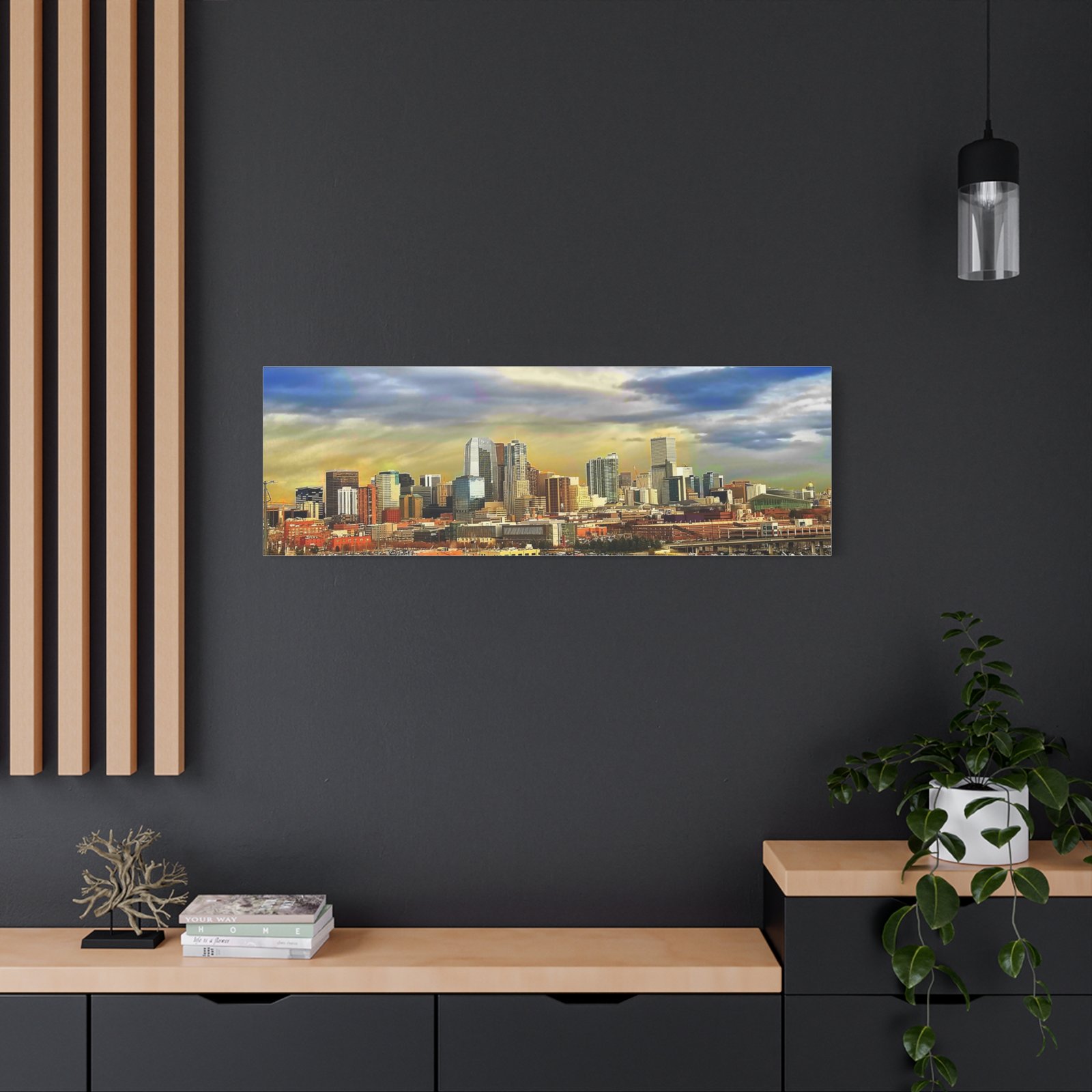 Denver at Dusk Canvas - Image 8