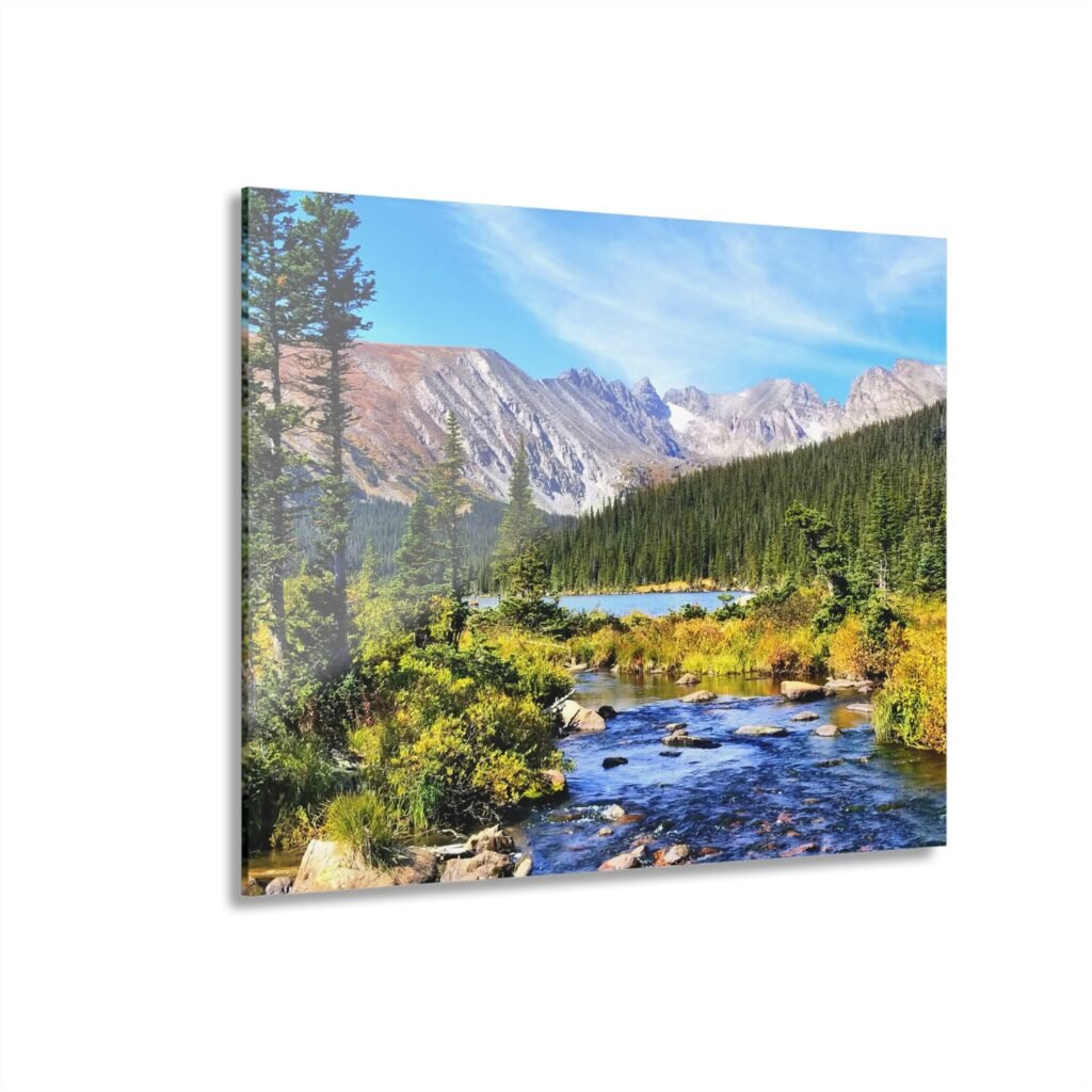 Mountainscape Acrylic Print — Indian Peaks Wilderness