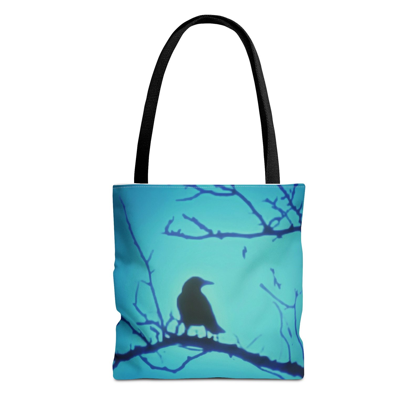 Crow Silhouette Tote Bag