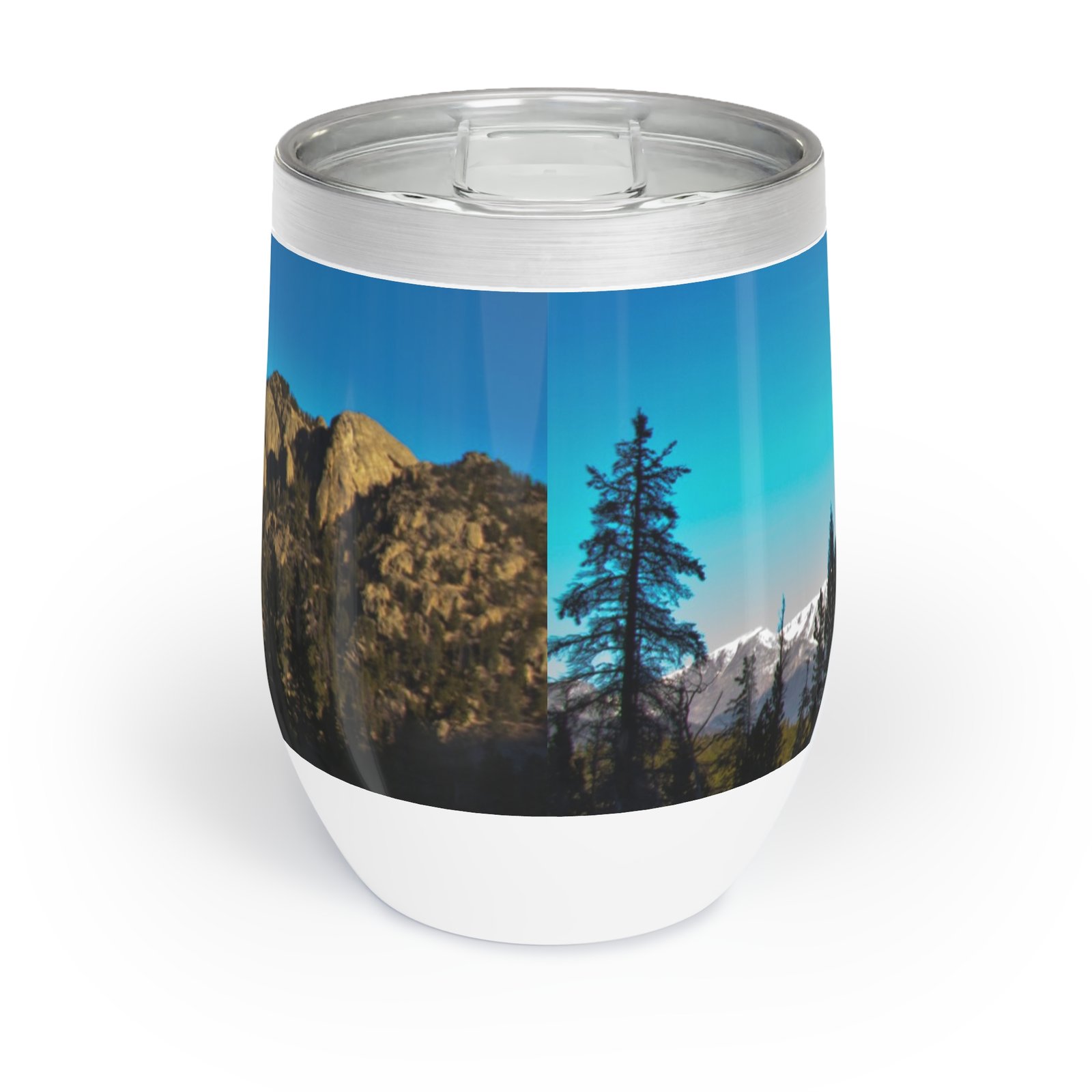 Morning Tree Line Wine Tumbler - Image 2