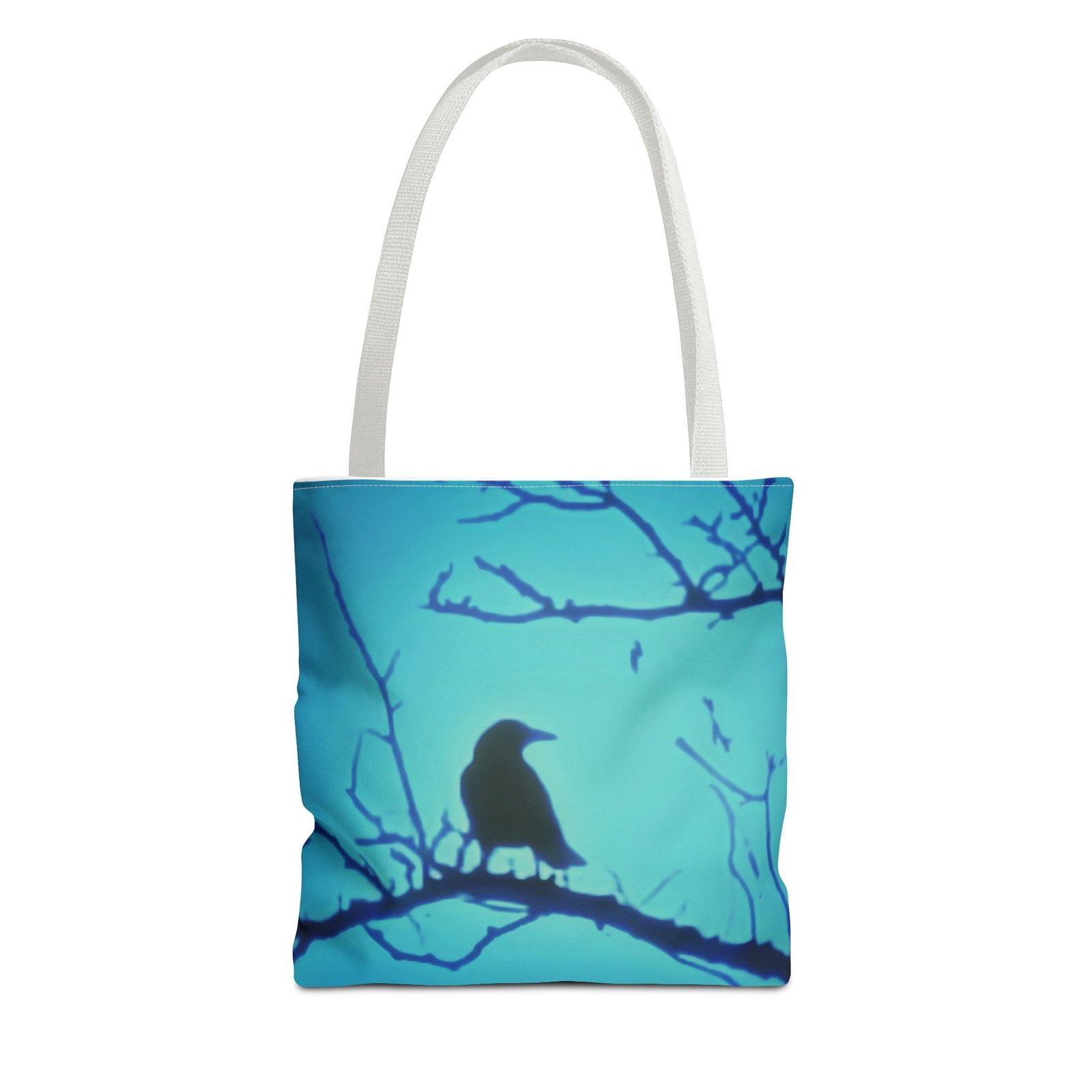 Crow Silhouette Tote Bag - Image 5