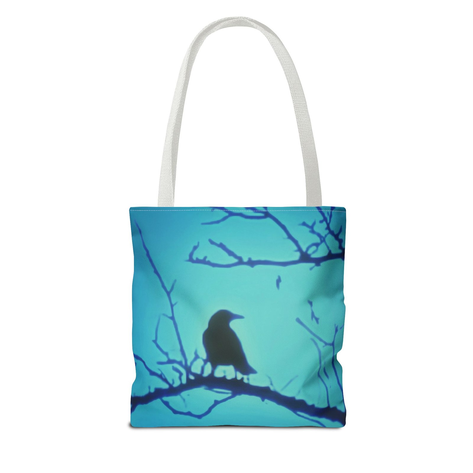 Crow Silhouette Tote Bag - Image 6