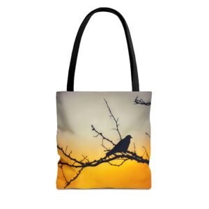 Sunset Bird Silhouette Tote