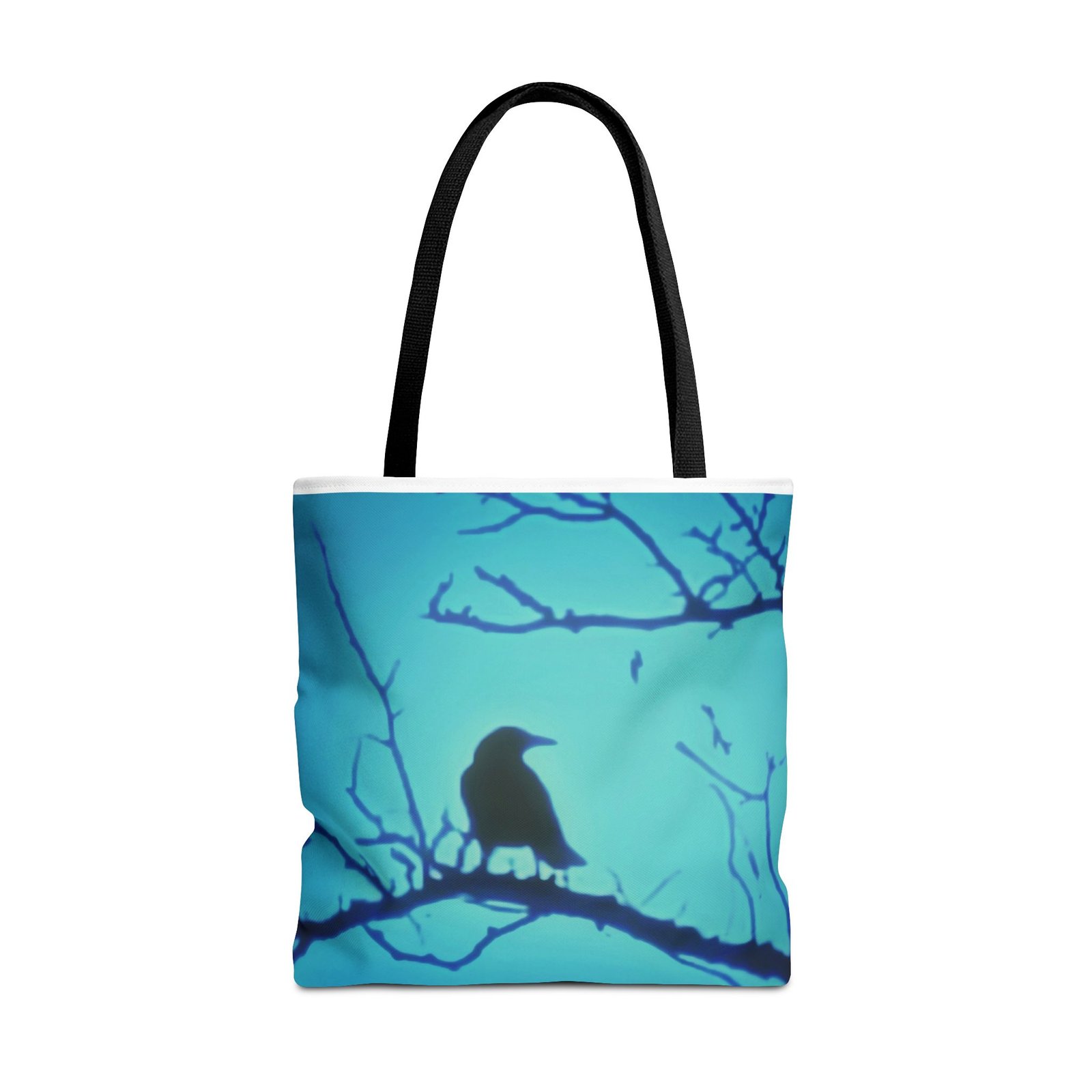 Crow Silhouette Tote Bag - Image 13