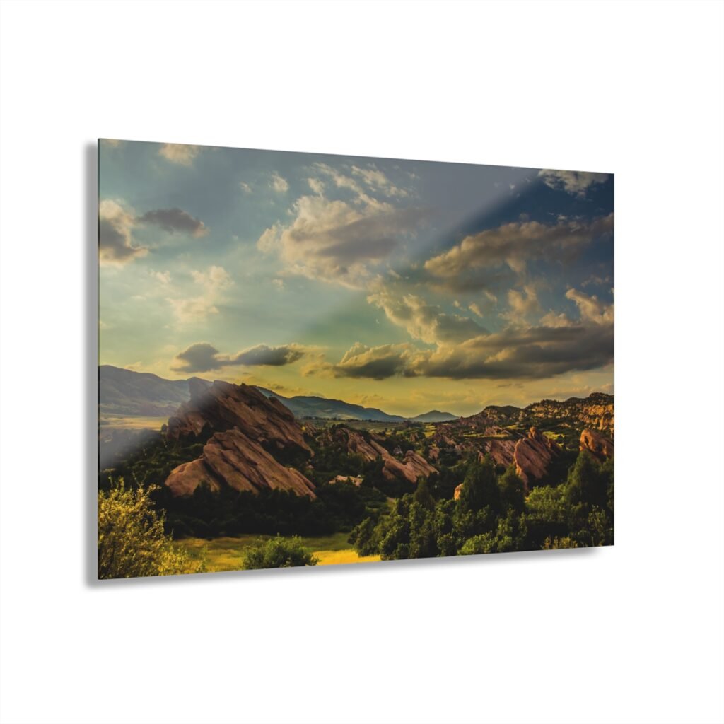 Ken Caryl Valley Acrylic Print — Colorado Foothills Wall Art