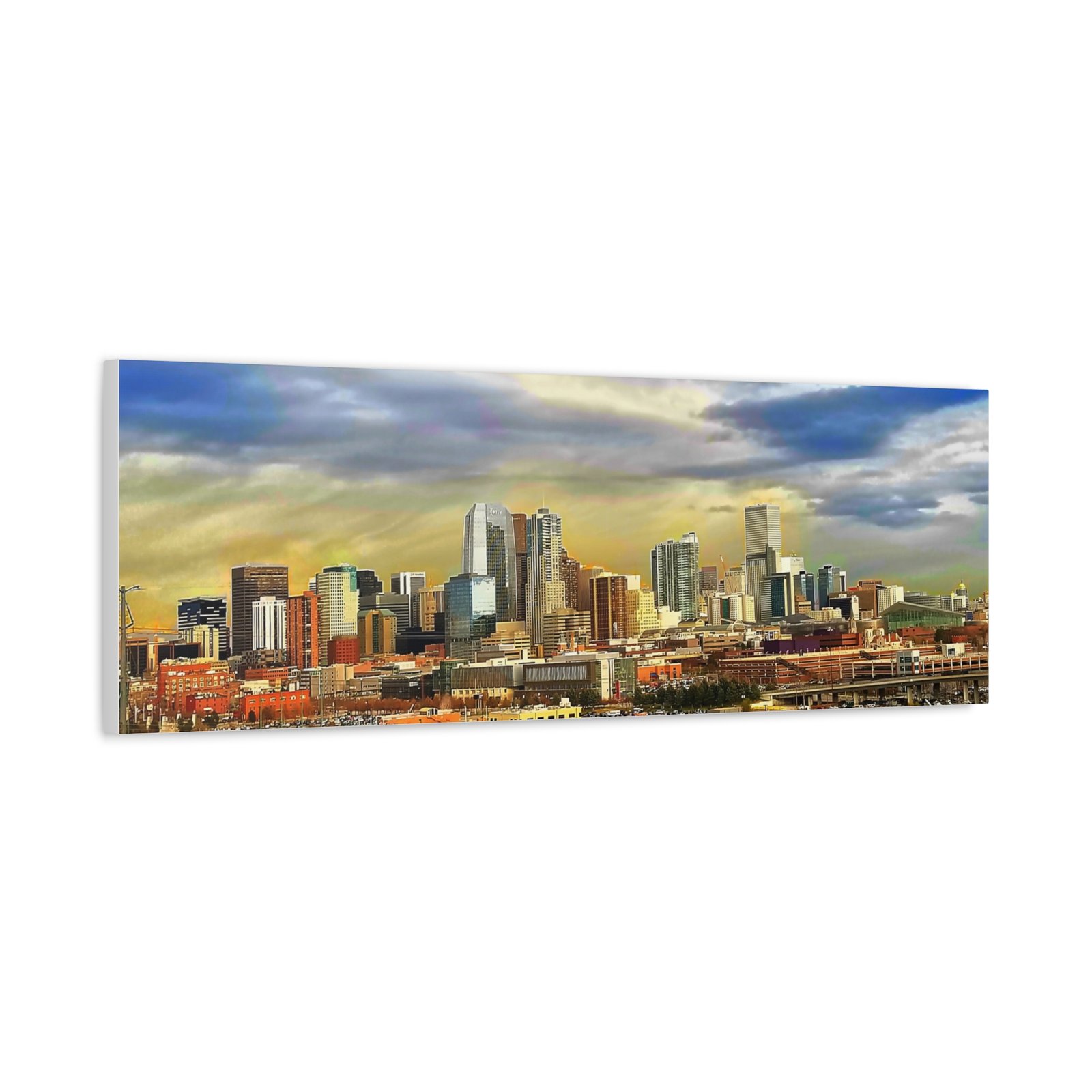 Denver at Dusk Canvas - Image 2