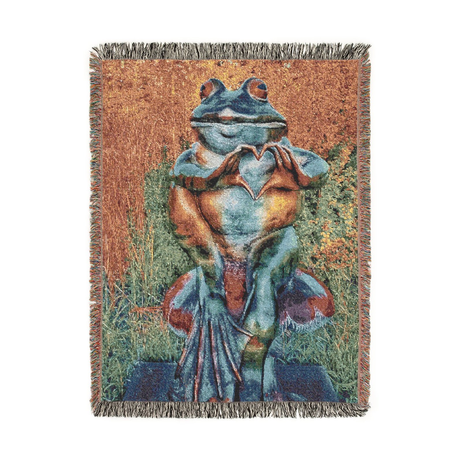 Frog Love Throw Blanket - Image 5
