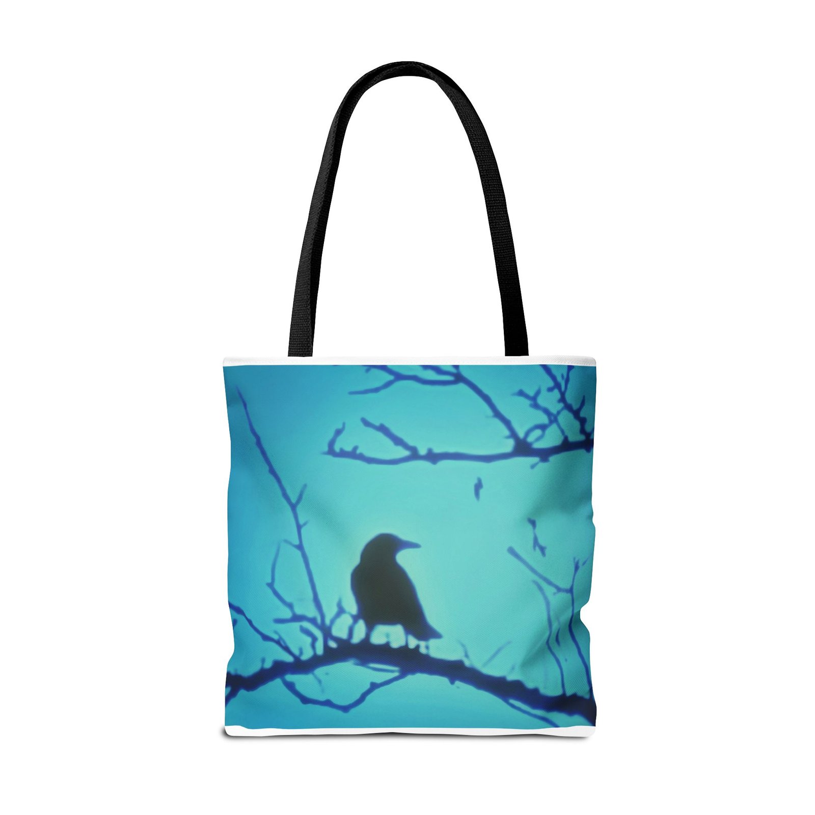 Crow Silhouette Tote Bag - Image 14