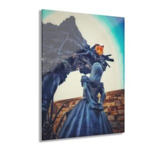 Alice and the Cheshire Cat Acrylic Print — Marjorie Park