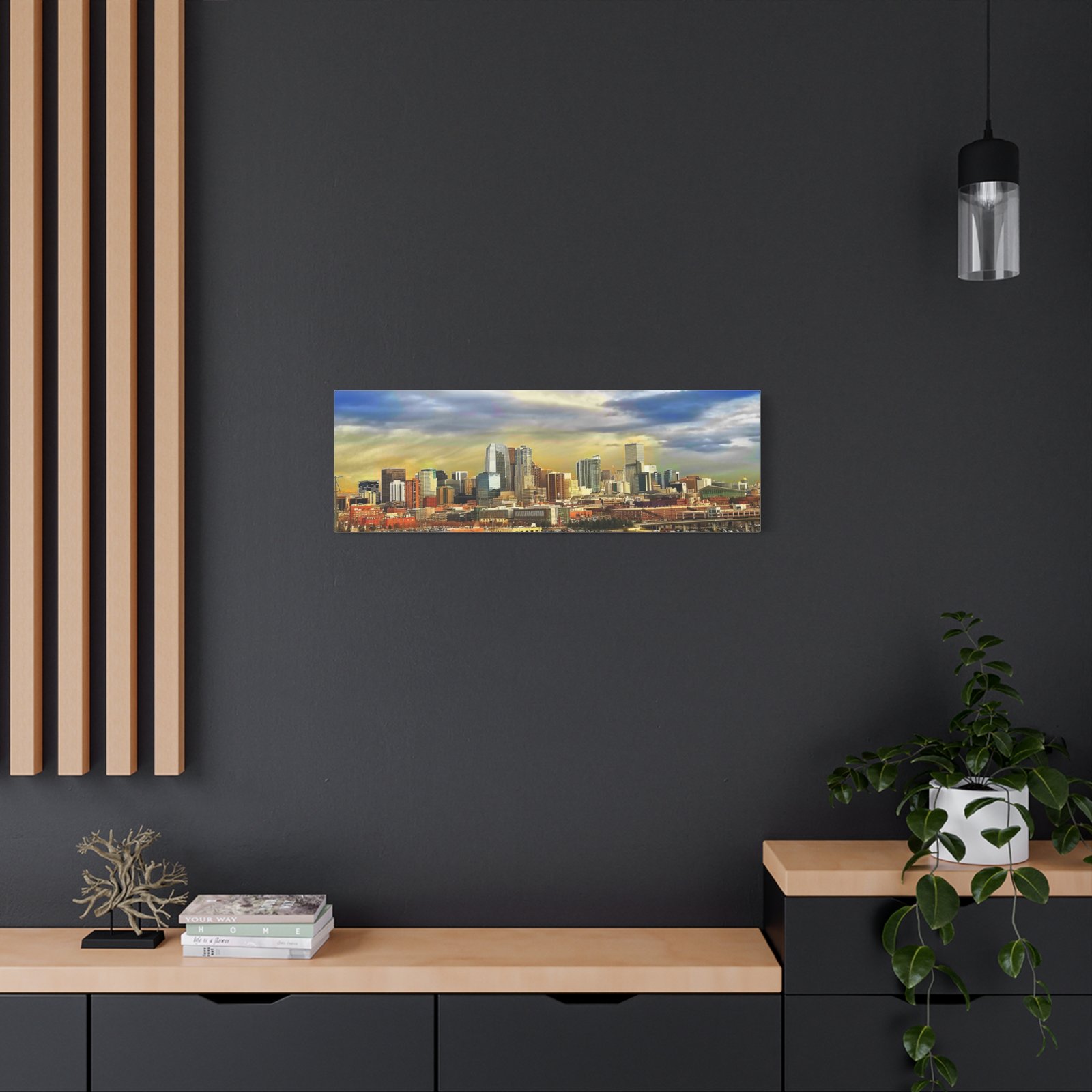 Denver at Dusk Canvas - Image 4
