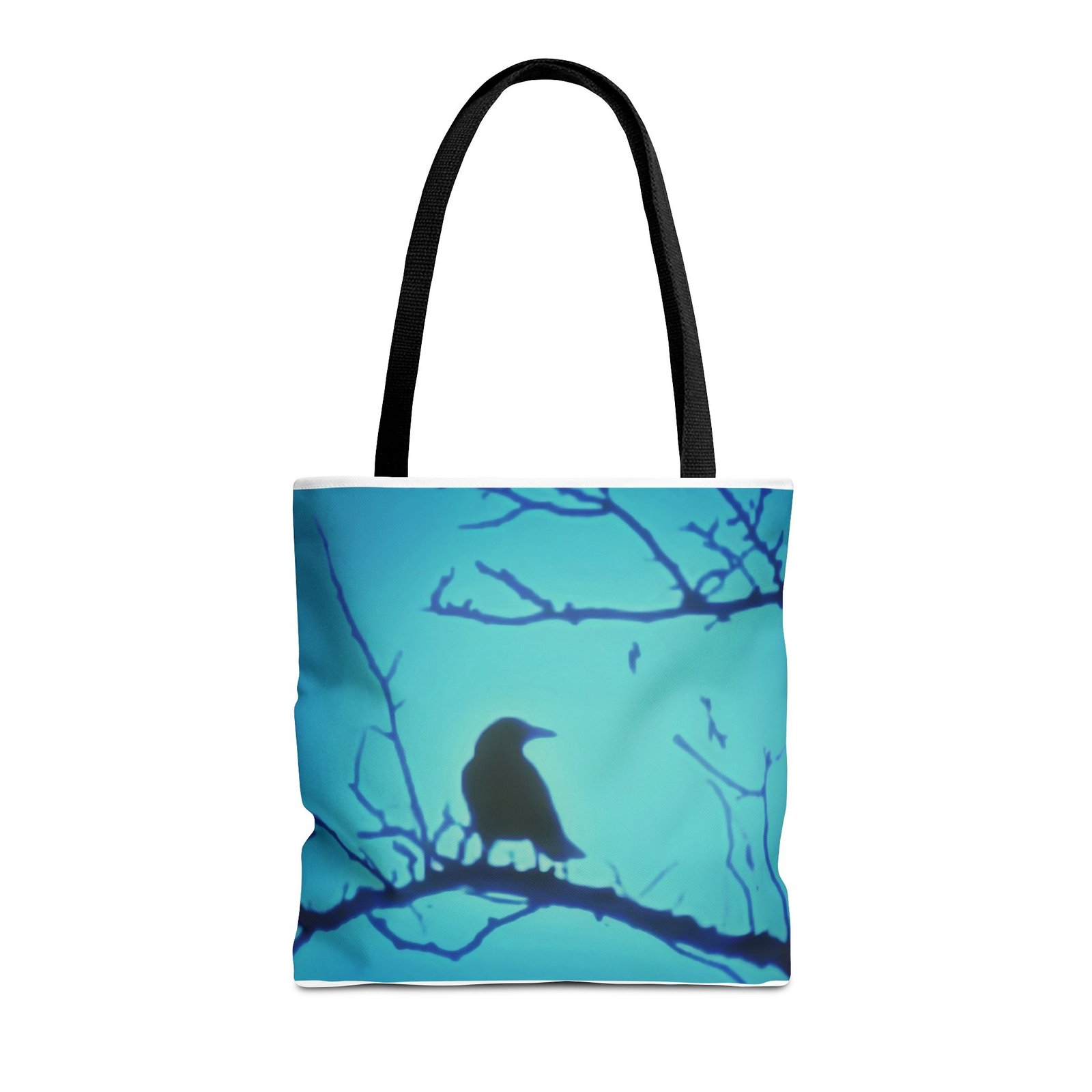 Crow Silhouette Tote Bag - Image 9