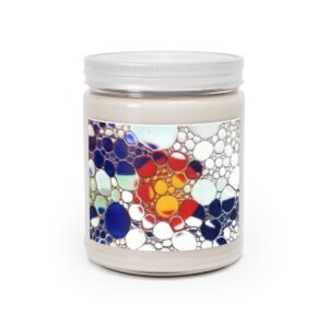 Colorado Color Abstract Bubble Art Scented Candle